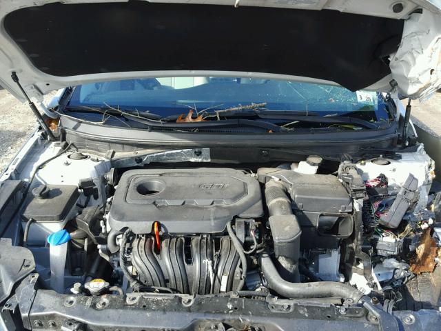 5NPE24AF9FH160223 - 2015 HYUNDAI SONATA SE SILVER photo 7