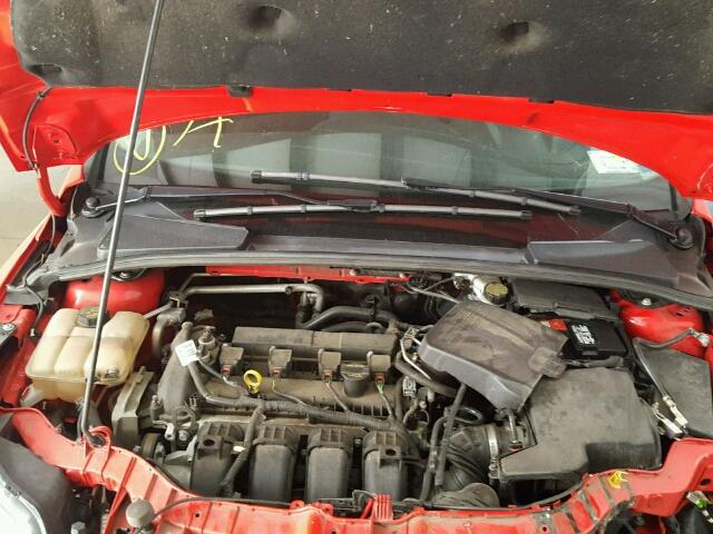 1FADP3F24EL277074 - 2014 FORD FOCUS SE RED photo 7