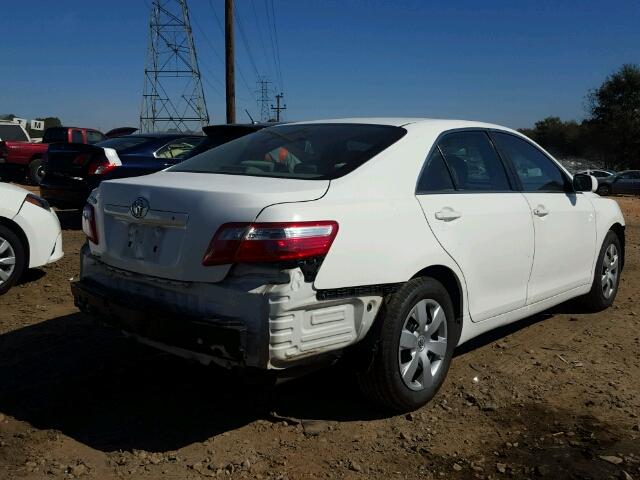 4T1BE46K49U901383 - 2009 TOYOTA CAMRY BASE WHITE photo 4