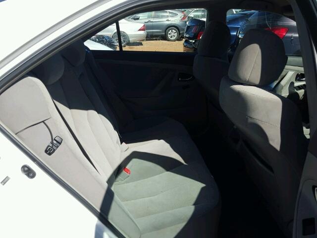 4T1BE46K49U901383 - 2009 TOYOTA CAMRY BASE WHITE photo 6