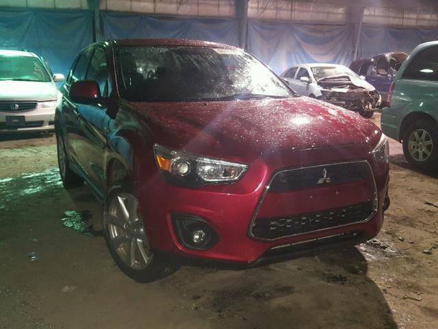 4A4AR3AU5DE004530 - 2013 MITSUBISHI OUTLANDER RED photo 1