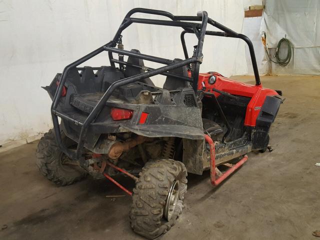 4XAJH87A7BB425059 - 2011 POLARIS RANGER RZR RED photo 4