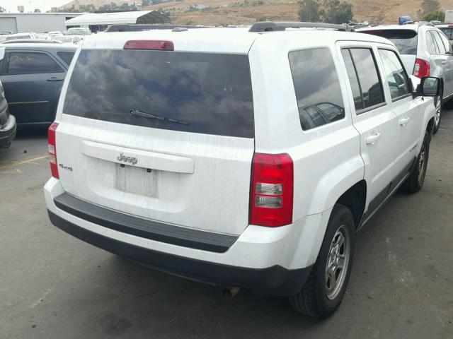 1C4NJRBB2GD508902 - 2016 JEEP PATRIOT SP WHITE photo 4