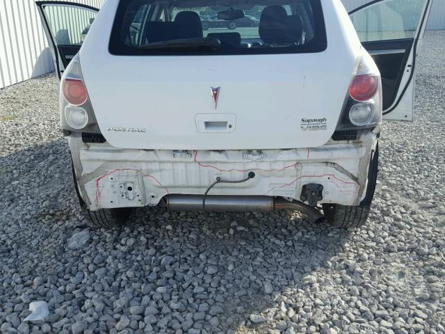 5Y2SL67099Z438405 - 2009 PONTIAC VIBE WHITE photo 9