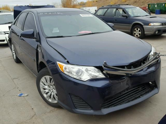 4T1BD1FK4EU133867 - 2014 TOYOTA CAMRY BLUE photo 1