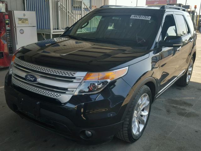 1FM5K7D89EGA63522 - 2014 FORD EXPLORER X BLACK photo 2