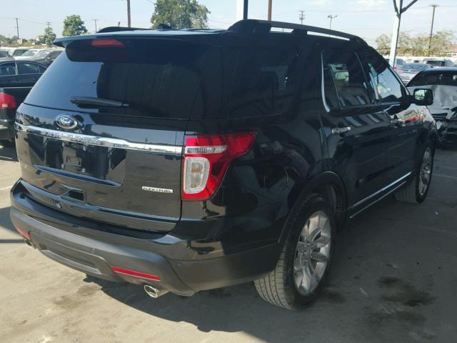 1FM5K7D89EGA63522 - 2014 FORD EXPLORER X BLACK photo 4