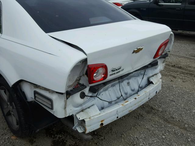 1G1ZC5E19BF388240 - 2011 CHEVROLET MALIBU 1LT თეთრი ფოტო 9