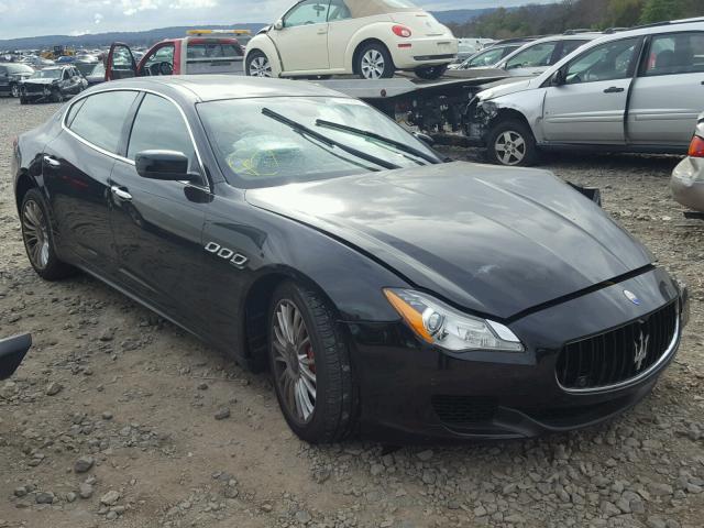 ZAM56RRA4E1097480 - 2014 MASERATI QUATTROPOR BLACK photo 1