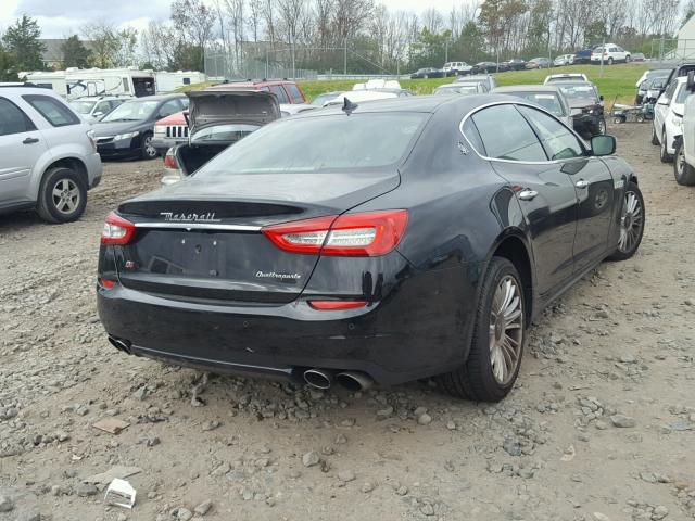 ZAM56RRA4E1097480 - 2014 MASERATI QUATTROPOR BLACK photo 4