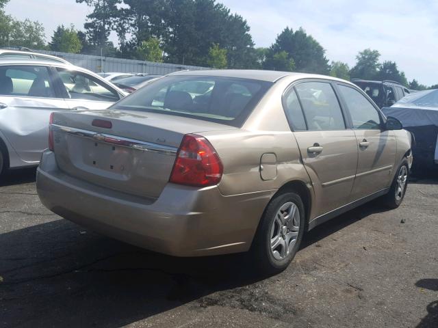 1G1ZS58F47F209328 - 2007 CHEVROLET MALIBU LS თაფლისფერი ფოტო 4