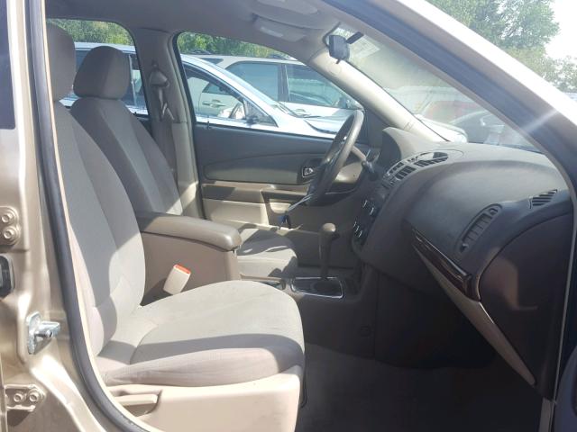 1G1ZS58F47F209328 - 2007 CHEVROLET MALIBU LS თაფლისფერი ფოტო 5