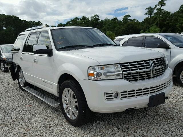 5LMJJ2H59DEL09075 - 2013 LINCOLN NAVIGATOR WHITE photo 1