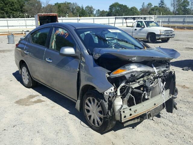 3N1CN7APXDL879764 - 2013 NISSAN VERSA S GRAY photo 1