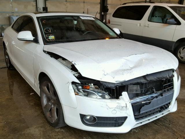 WAUDK78T99A034199 - 2009 AUDI A5 QUATTRO WHITE photo 1