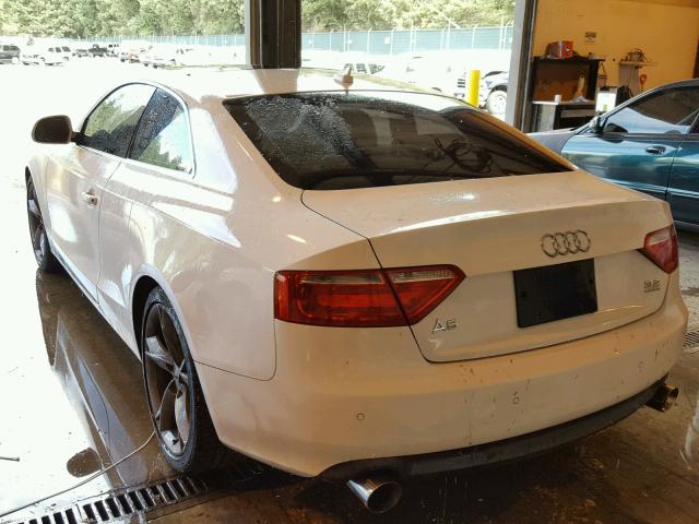 WAUDK78T99A034199 - 2009 AUDI A5 QUATTRO WHITE photo 3