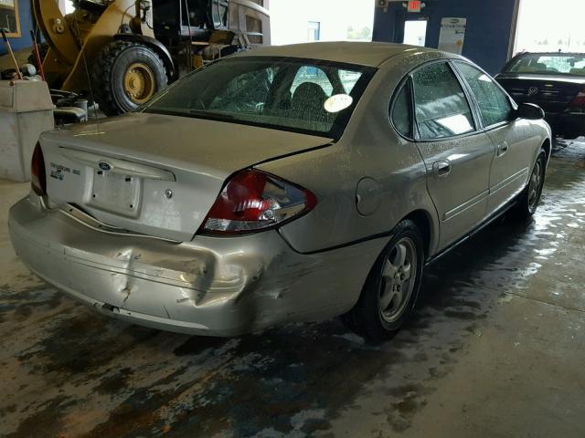 1FAFP53U77A122821 - 2007 FORD TAURUS SE GOLD photo 4