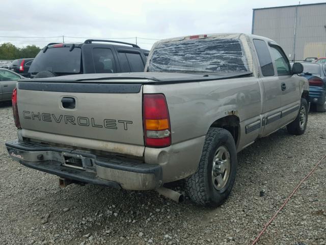 2GCEC19V421362678 - 2002 CHEVROLET SILVERADO SILVER photo 4