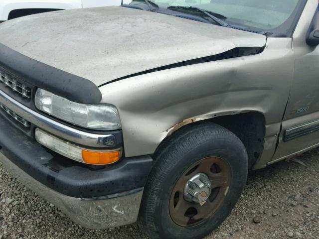 2GCEC19V421362678 - 2002 CHEVROLET SILVERADO SILVER photo 9