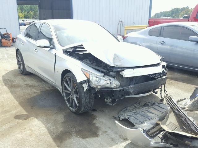 JN1BV7AP8FM344985 - 2015 INFINITI Q50 BASE SILVER photo 1