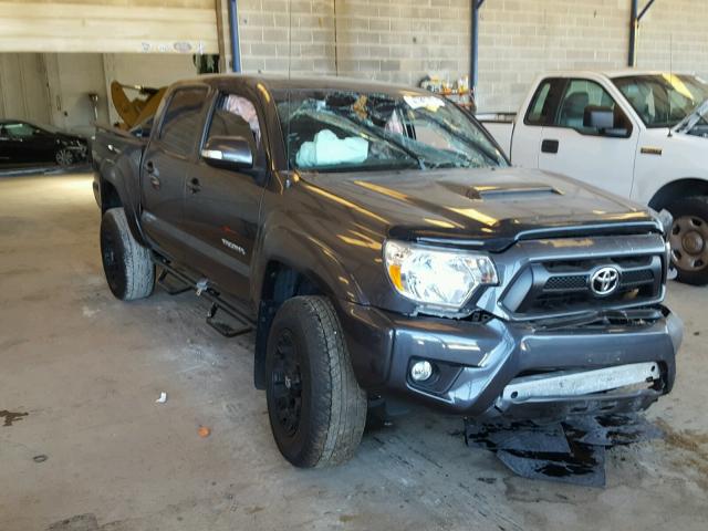 3TMLU4EN2FM190600 - 2015 TOYOTA TACOMA DOU GRAY photo 1