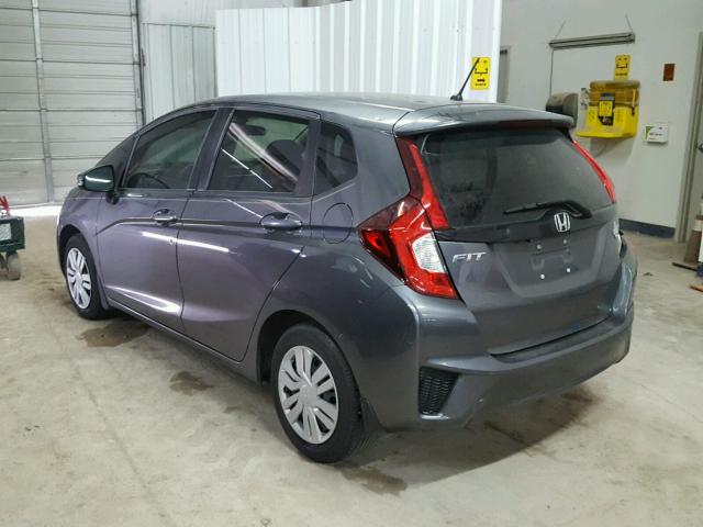 JHMGK5H5XGS002969 - 2016 HONDA FIT LX CHARCOAL photo 3