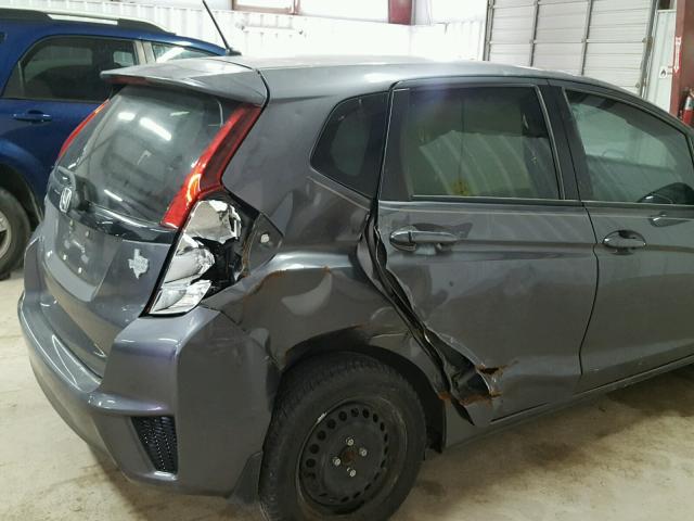 JHMGK5H5XGS002969 - 2016 HONDA FIT LX CHARCOAL photo 9