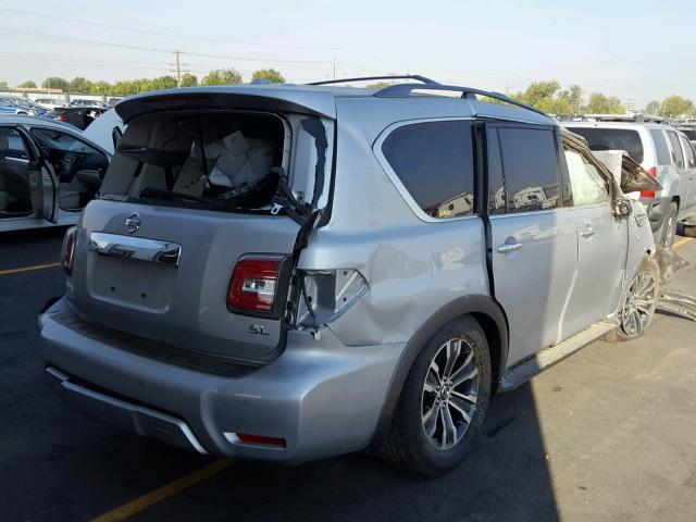 JN8AY2NCXJ9554918 - 2018 NISSAN ARMADA SV SILVER photo 4