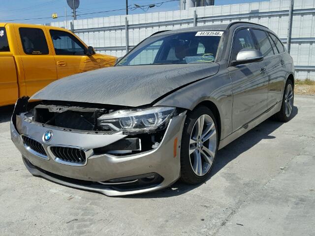 WBA8J1C54JA379543 - 2018 BMW 328 D BROWN photo 2