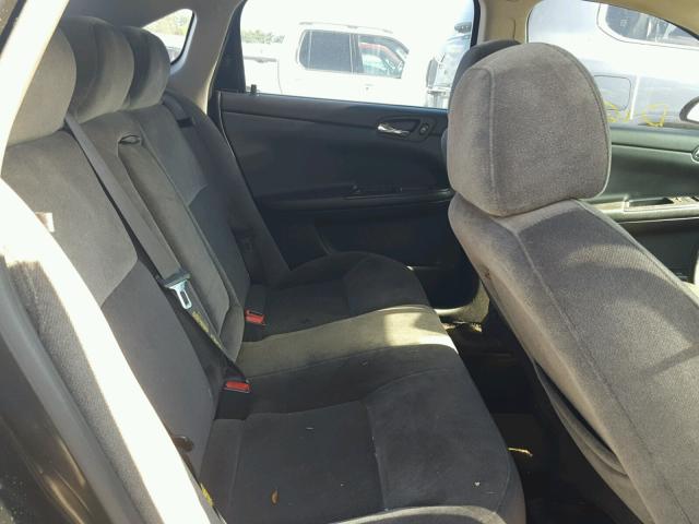 2G1WD58C169337701 - 2006 CHEVROLET IMPALA SUP შავი ფოტო 6