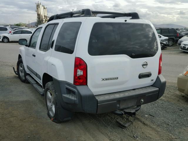 5N1AN08W95C600435 - 2005 NISSAN XTERRA OFF WHITE photo 3