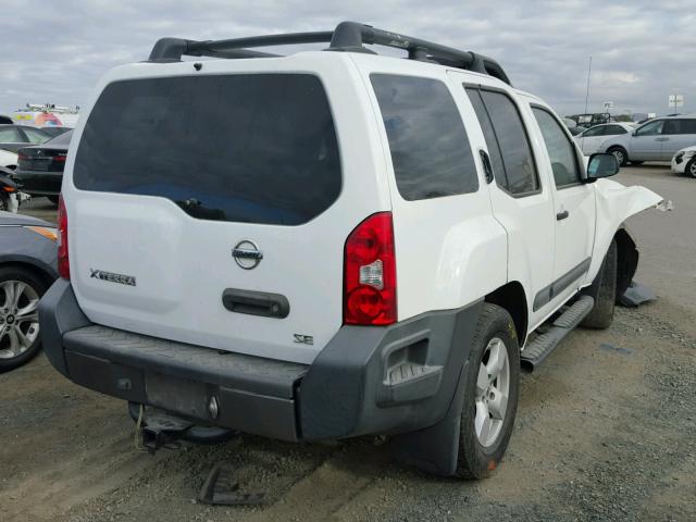 5N1AN08W95C600435 - 2005 NISSAN XTERRA OFF WHITE photo 4