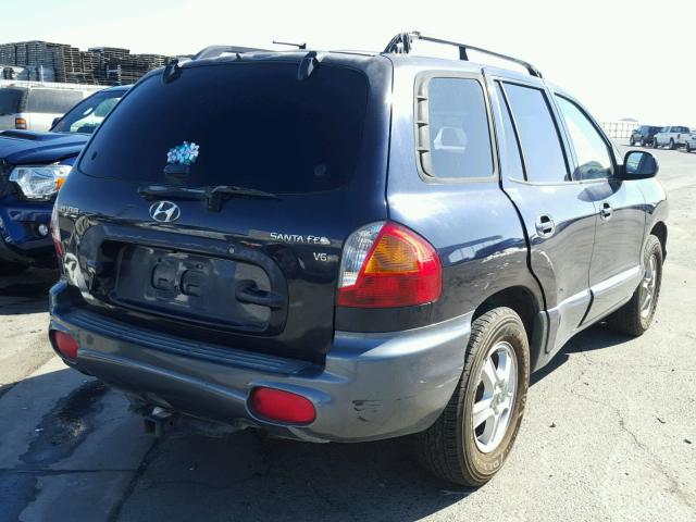 KM8SC13D14U837743 - 2004 HYUNDAI SANTA FE G TWO TONE photo 4