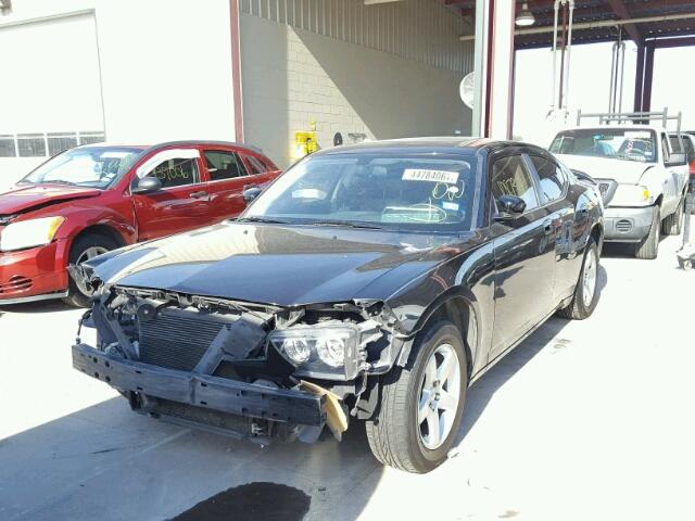 2B3CA4CD7AH135989 - 2010 DODGE CHARGER BLACK photo 2