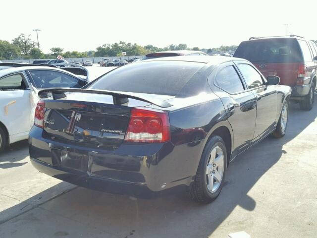 2B3CA4CD7AH135989 - 2010 DODGE CHARGER BLACK photo 4