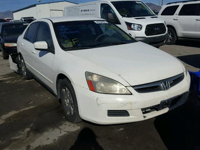 JHMCM56427C001649 - 2007 HONDA ACCORD WHITE photo 1