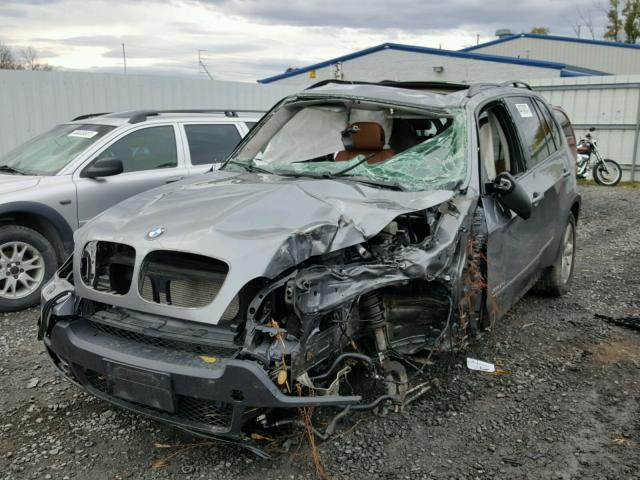 5UXFF03579LJ96318 - 2009 BMW X5 XDRIVE3 Сұр фото 2
