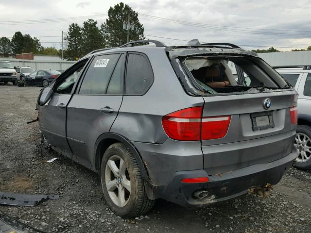 5UXFF03579LJ96318 - 2009 BMW X5 XDRIVE3 Сұр фото 3