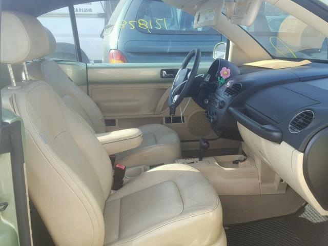 3VWRG31Y77M414499 - 2007 VOLKSWAGEN NEW BEETLE 绿色 照片 5