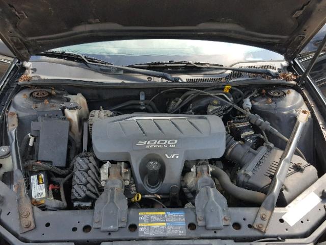 2G2WS522151189158 - 2005 PONTIAC GRAND PRIX BLACK photo 7