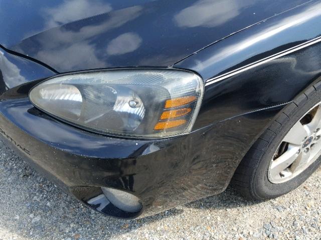 2G2WS522151189158 - 2005 PONTIAC GRAND PRIX BLACK photo 9