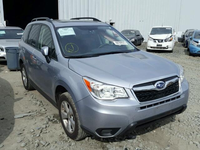 JF2SJADC8GH536238 - 2016 SUBARU FORESTER 2 SILVER photo 1