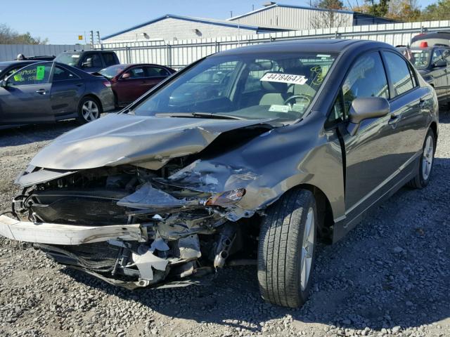 2HGFA15887H303899 - 2007 HONDA CIVIC EX GRAY photo 2