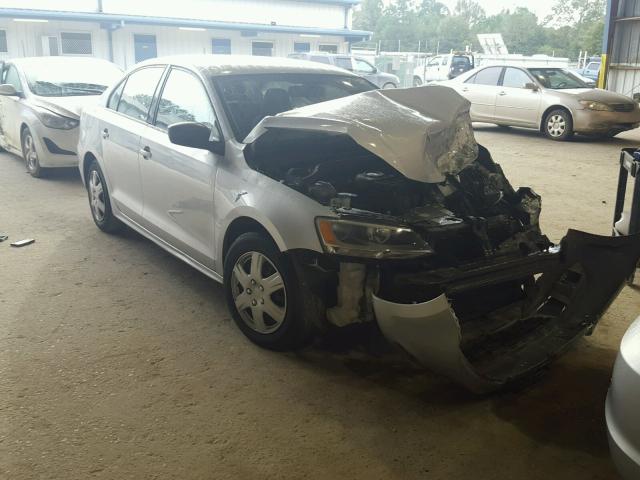 3VW2K7AJ8DM282293 - 2013 VOLKSWAGEN JETTA BASE 银色 照片 1