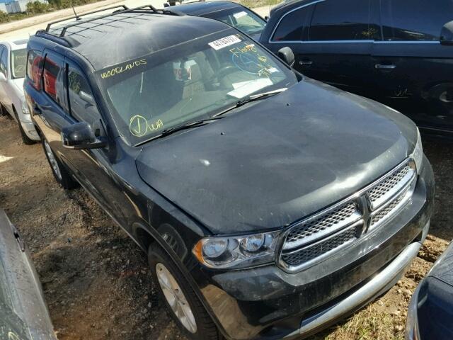 1C4RDHDGXCC285584 - 2012 DODGE DURANGO CR BLACK photo 1