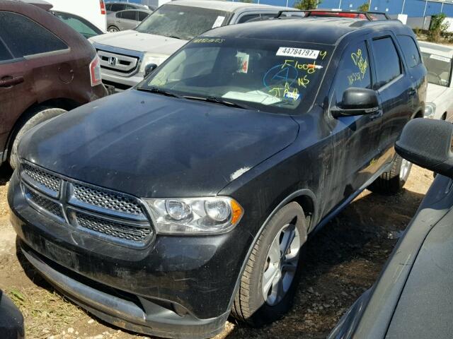 1C4RDHDGXCC285584 - 2012 DODGE DURANGO CR BLACK photo 2