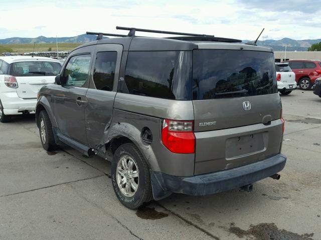 5J6YH28747L005231 - 2007 HONDA ELEMENT EX SILVER photo 3