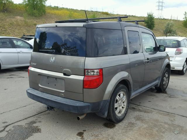 5J6YH28747L005231 - 2007 HONDA ELEMENT EX SILVER photo 4