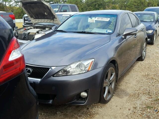 JTHBF5C24C5167923 - 2012 LEXUS IS 250 GRAY photo 2