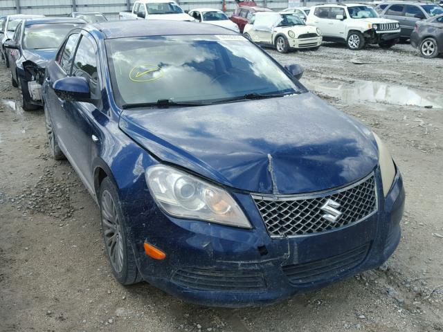 JS2RE9A30B6111191 - 2011 SUZUKI KIZASHI SE BLUE photo 1